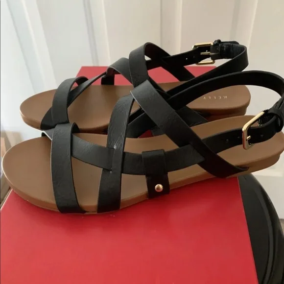 Kelly & Katie Women’s Black Sandals Size 6 - Picture 3 of 7